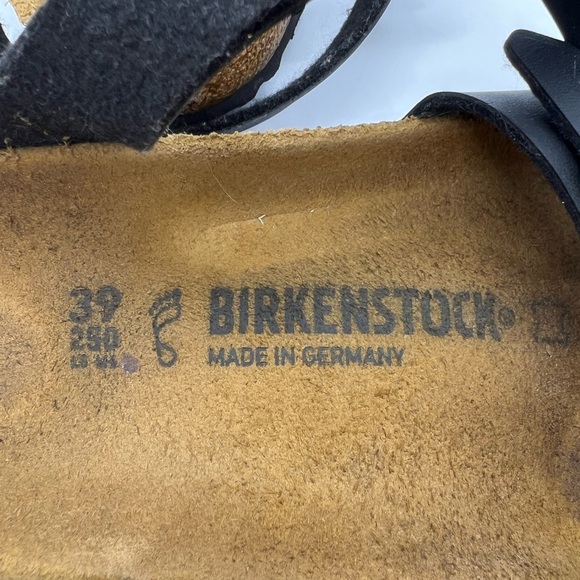 Birkenstock Women's Black and Tan Sandals Size 39 - Picture 13 of 15